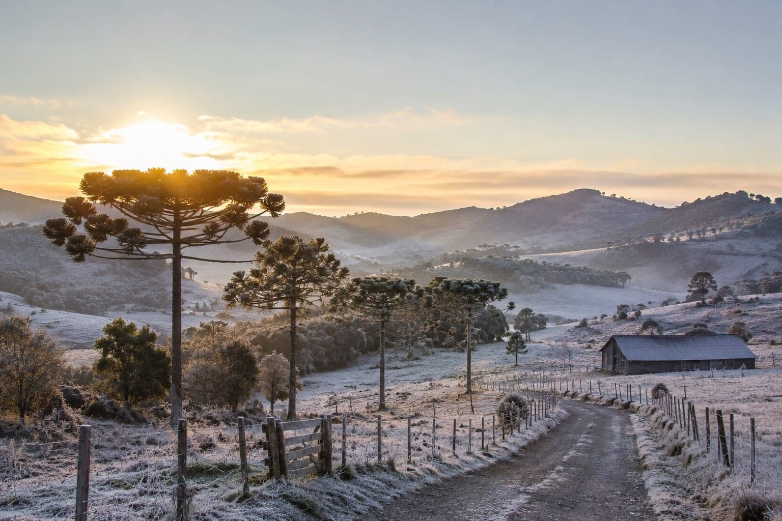 Nova massa polar traz frio intenso ao Sul do Brasil