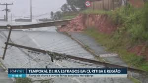 Curitiba Enfrenta Danos Após Tempestade Violenta