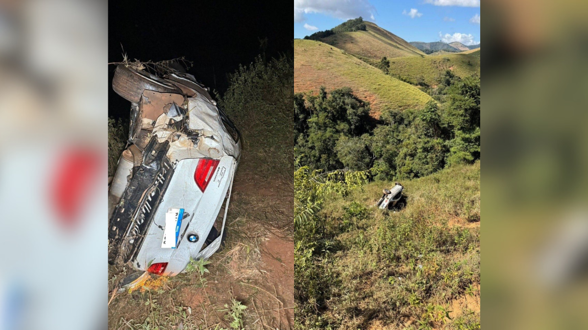 Acidente em Imbé de Minas deixa cinco mortos após queda de veículo