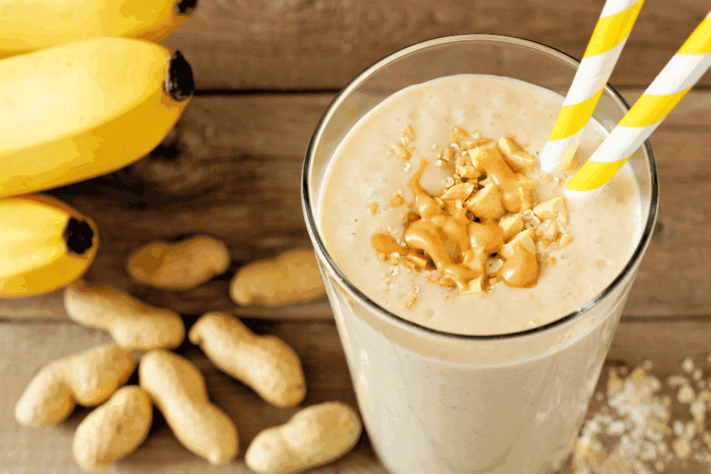 Vitaminas caseiras ricas em proteínas para recuperação muscular