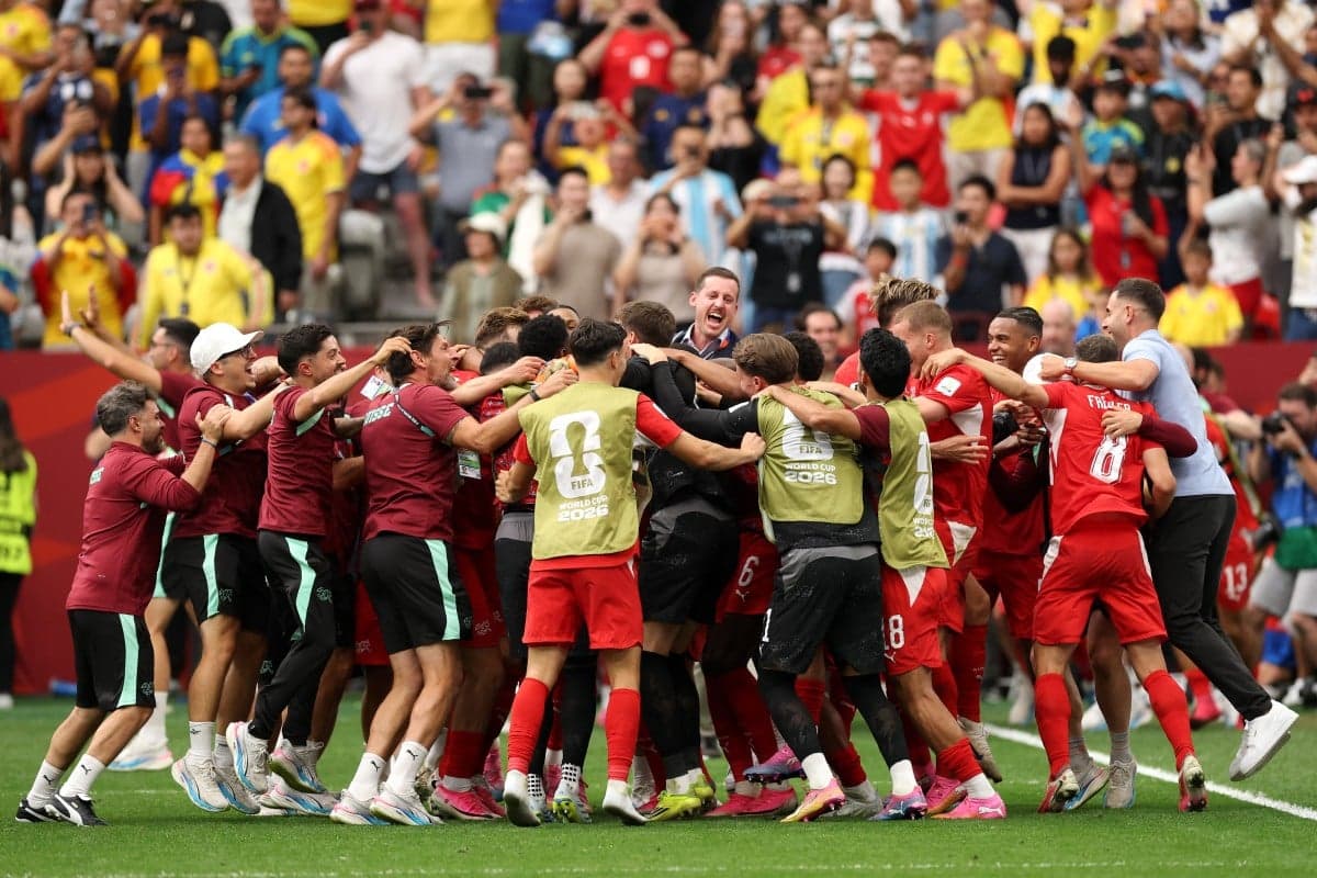 Suíça avança às quartas após vencer Colômbia nos pênaltis