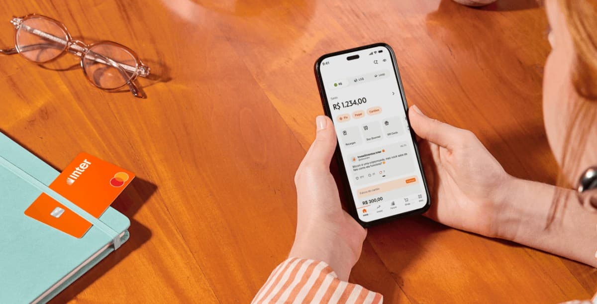 Super App do Inter agrega serviços financeiros e não financeiros em um só lugar