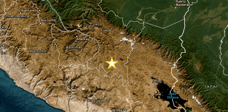 Terremoto de 5,5 atinge região central do Peru