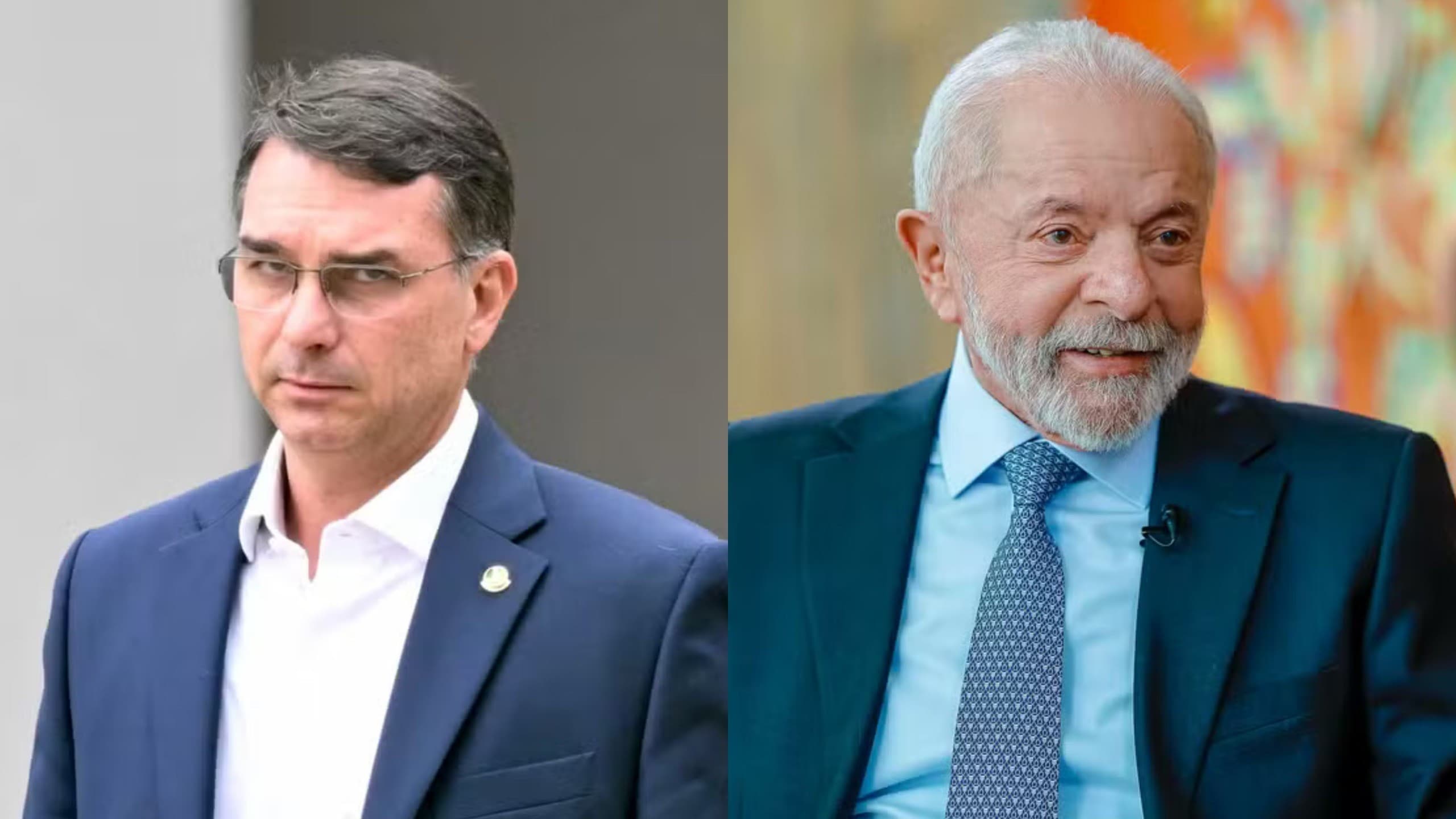 Pesquisa revela rejeição alta de Lula e Flávio Bolsonaro