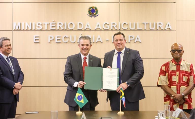 Brasil e África do Sul firmam acordo para fortalecer agropecuária