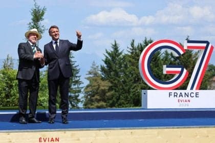 Lula critica protecionismo em encontro com líderes do G7
