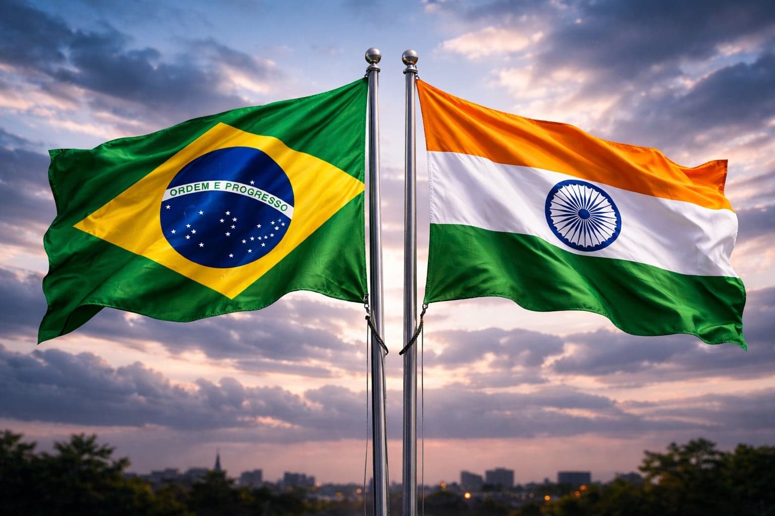 Brasil e Índia firmam acordo para ampliar comércio bilateral