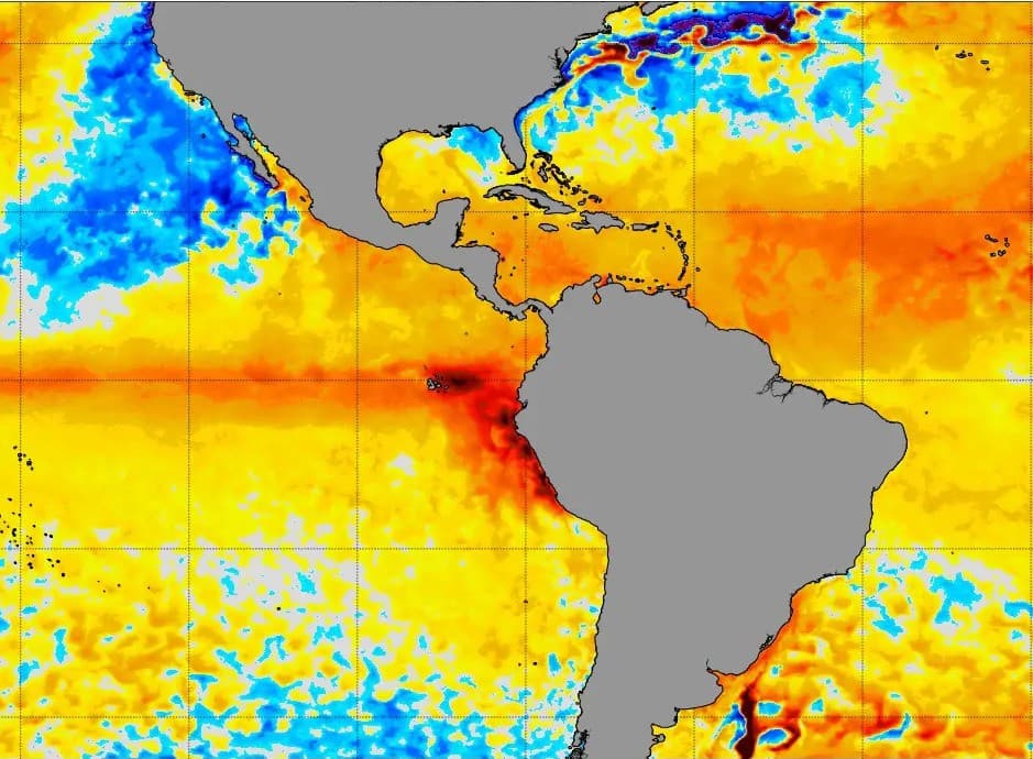 El Niño se intensifica e pode alcançar níveis recordes até 2027