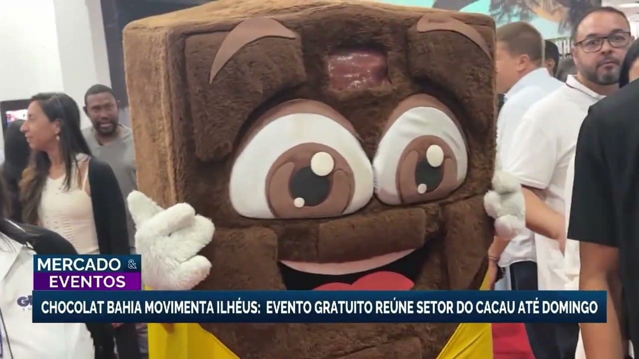 Chocolat Bahia movimenta setor do cacau em Ilhéus até domingo
