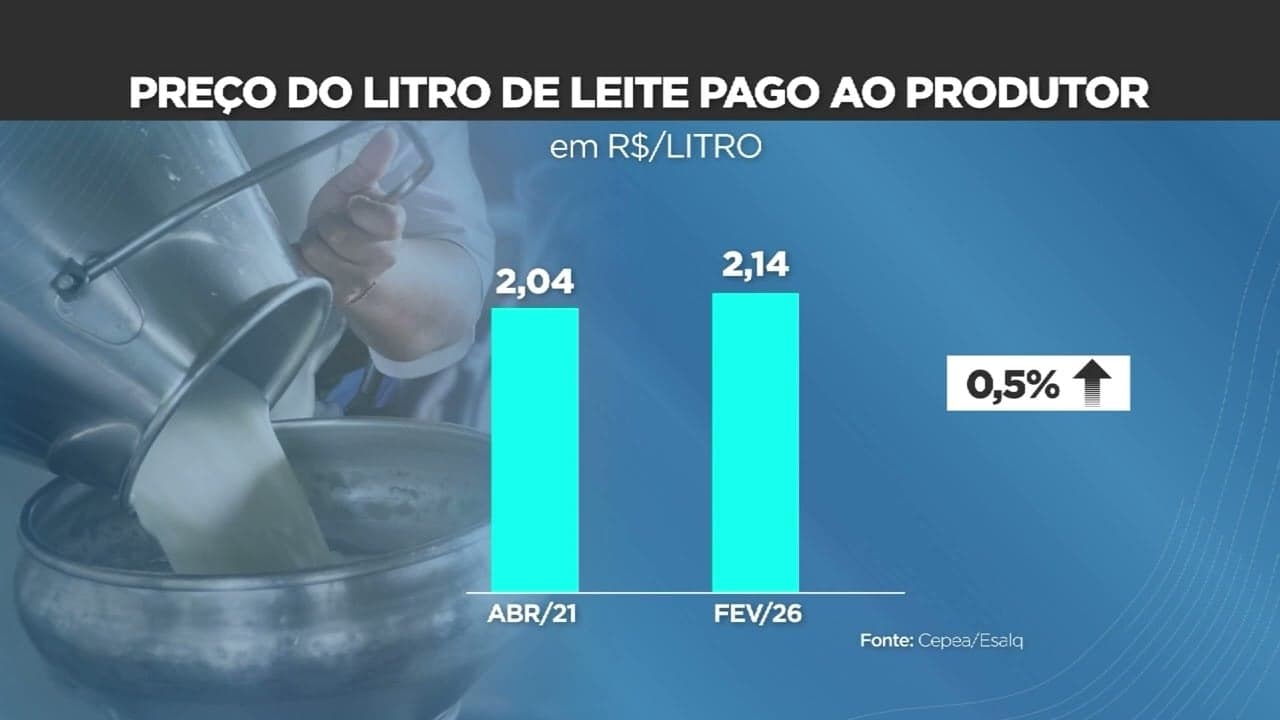 Setor leiteiro brasileiro enfrenta desafios em 2026