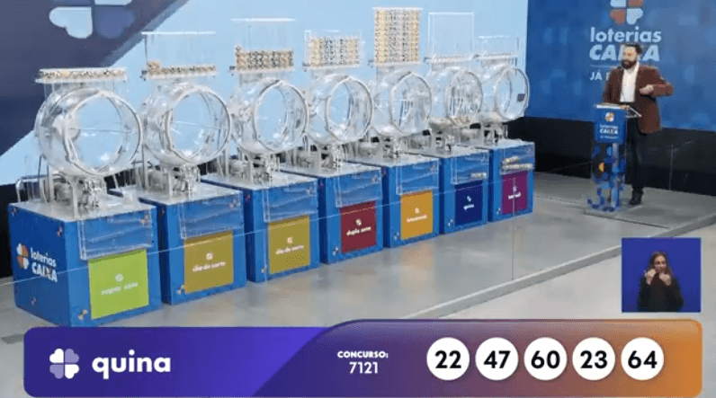 Resultado da Quina de hoje: veja os números sorteados no concurso 7121