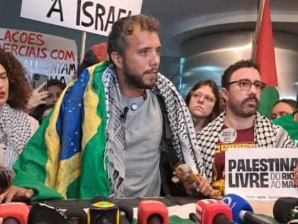 Lula condena detenção de ativista brasileiro por Israel