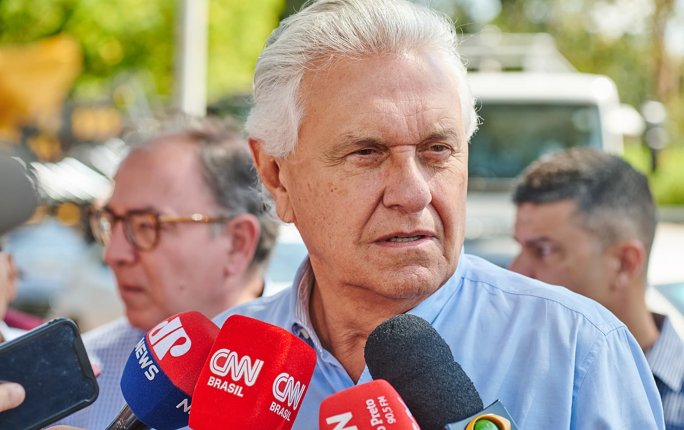 Ronaldo Caiado critica polarização política no Brasil