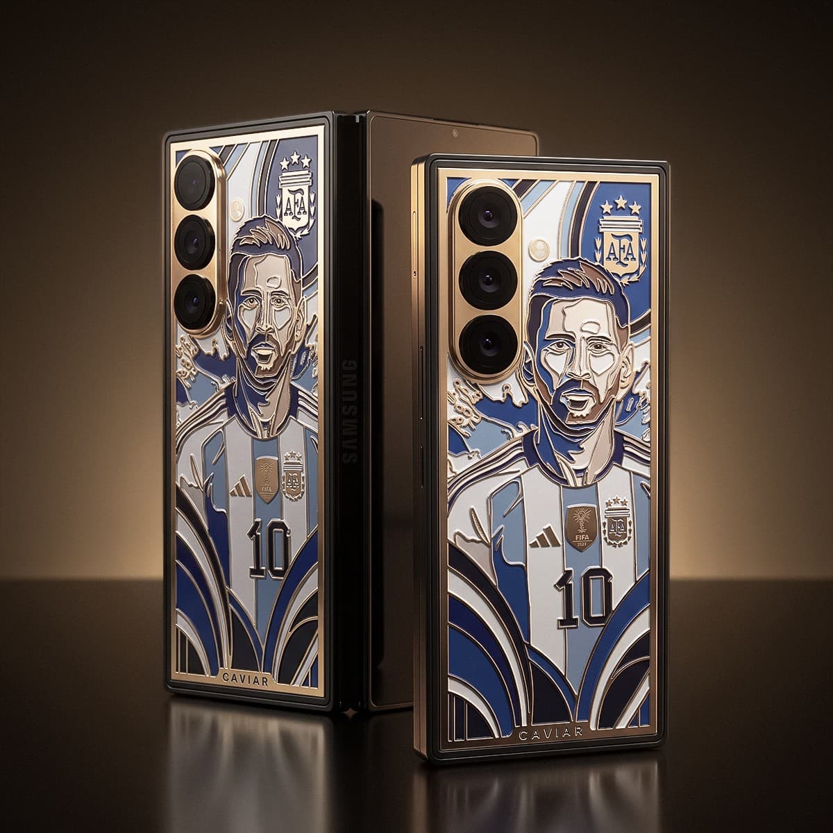 Celular de Messi custa R$ 67 mil; edição limitada com Ronaldo é R$ 58 mil