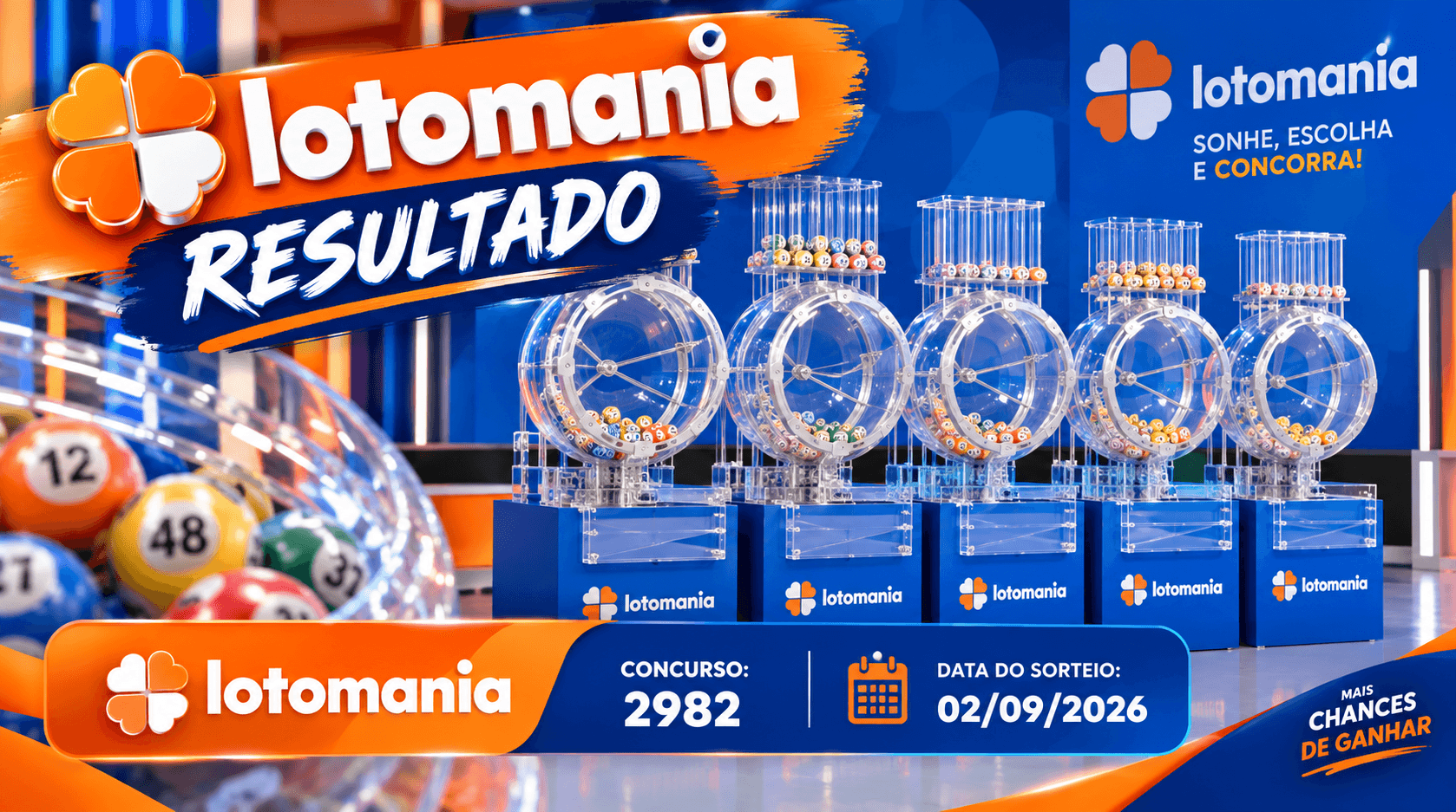 Resultado da Lotomania de hoje: concurso 2983