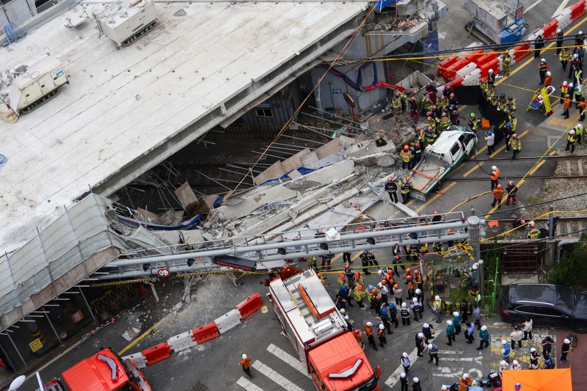 Desabamento em viaduto de Seul deixa três mortos durante inspecão