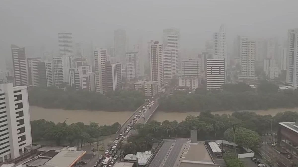 Previsão do tempo em Recife: chuvas e céu nublado entre 6 e 12 de julho