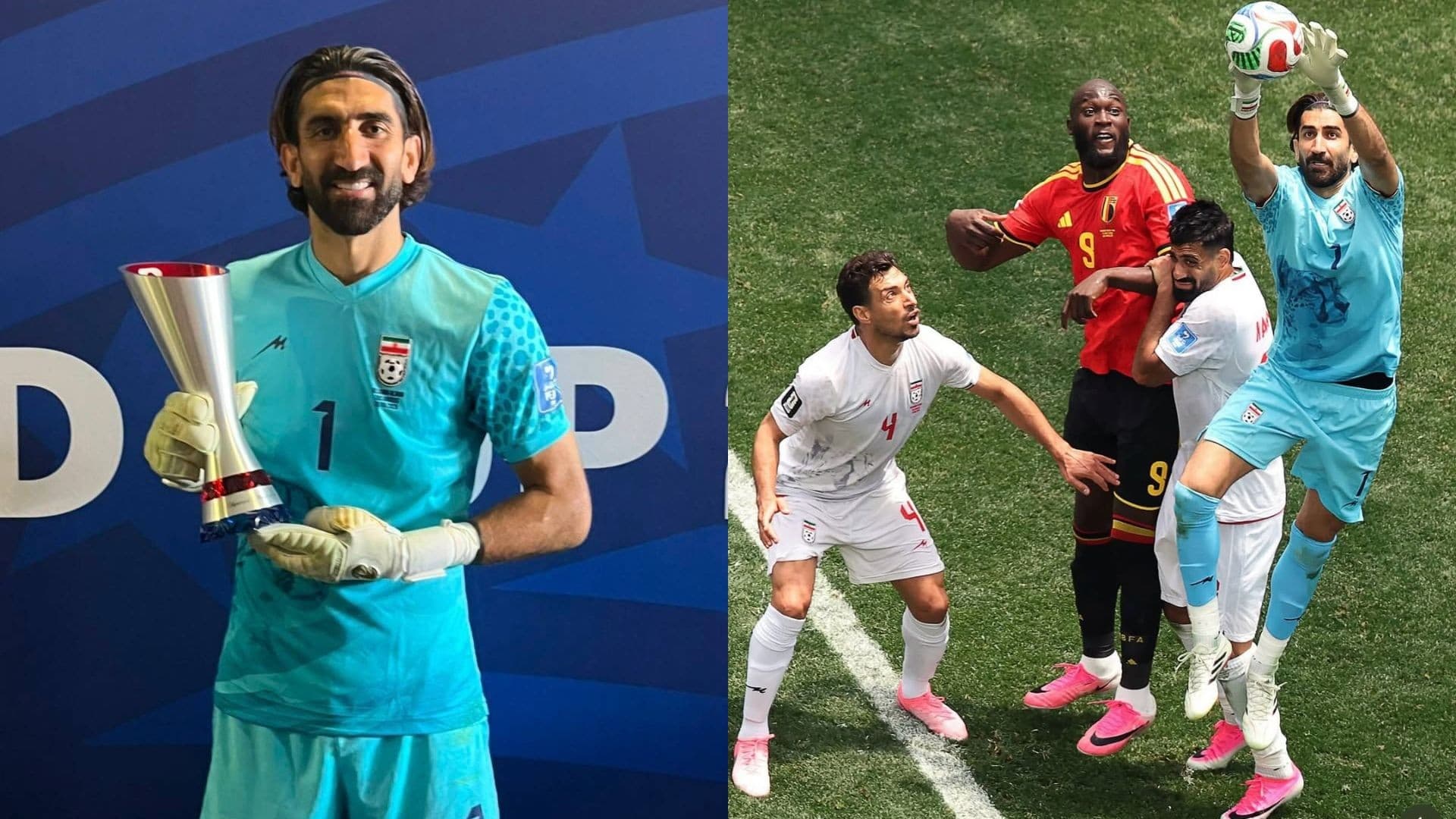 Goleiro do Irã se destaca na Copa do Mundo após história inspiradora