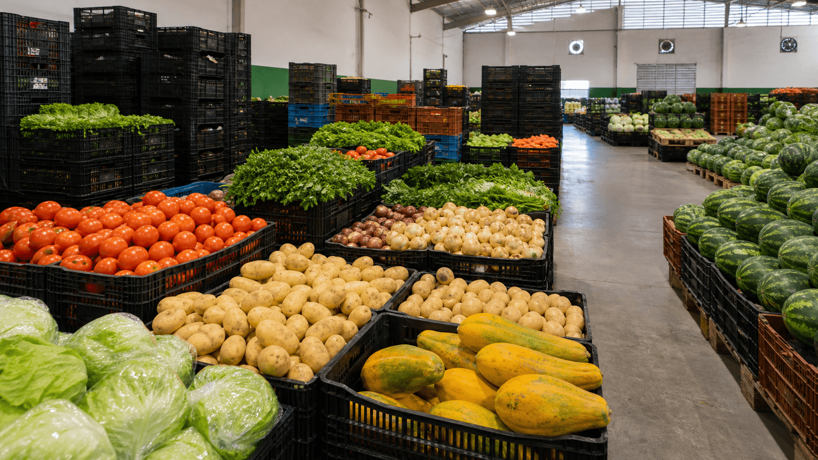 Índice de preços da Ceagesp recua 1,63% em junho