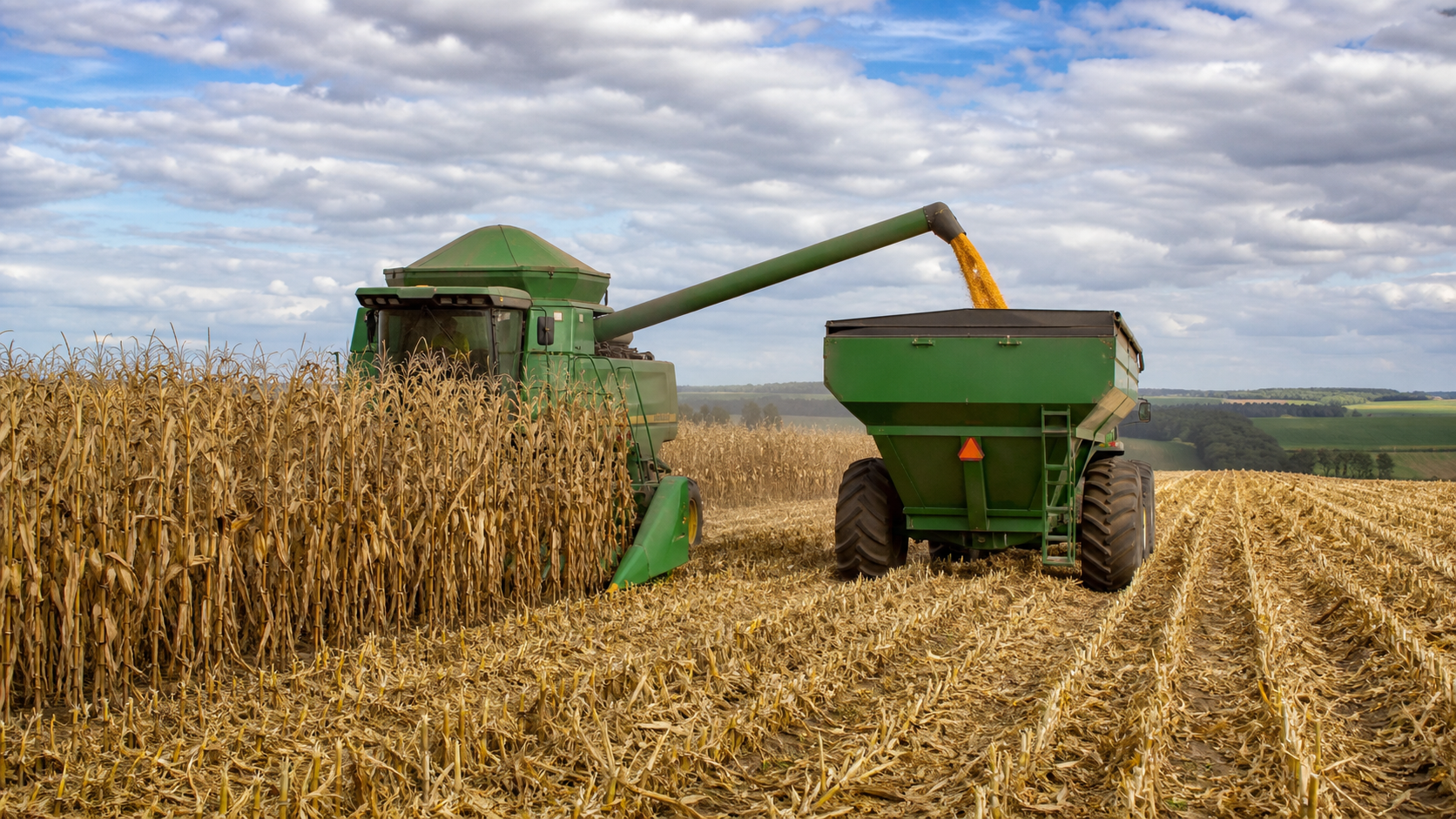 Mato Grosso do Sul registra 37% da colheita de milho 2025/26