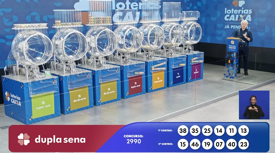 Resultado da Dupla Sena 2990 hoje (31/07): confira os números dos dois sorteios