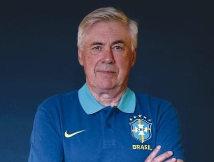 Ancelotti renova contrato com Seleção Brasileira até 2030