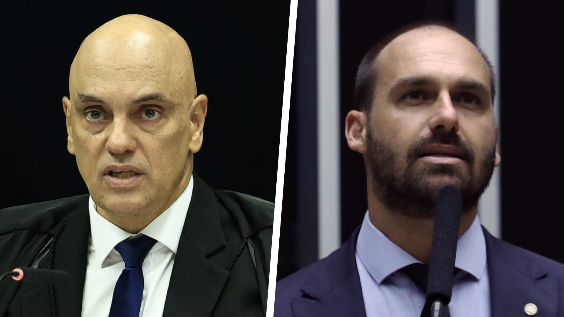 Ministro Moraes determina cumprimento da pena de Eduardo Bolsonaro