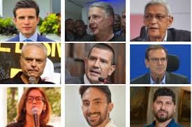 Como os candidatos a governador do RJ percorreram suas agendas no primeiro turno