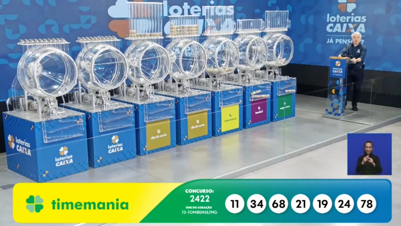 Resultado da Timemania 2422 hoje (30/07): confira as sete dezenas sorteadas e o Time do Coração