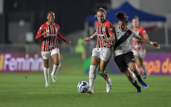 Vasco x São Paulo hoje: horário, onde assistir e tudo sobre o jogo pela Copa do Brasil Feminina