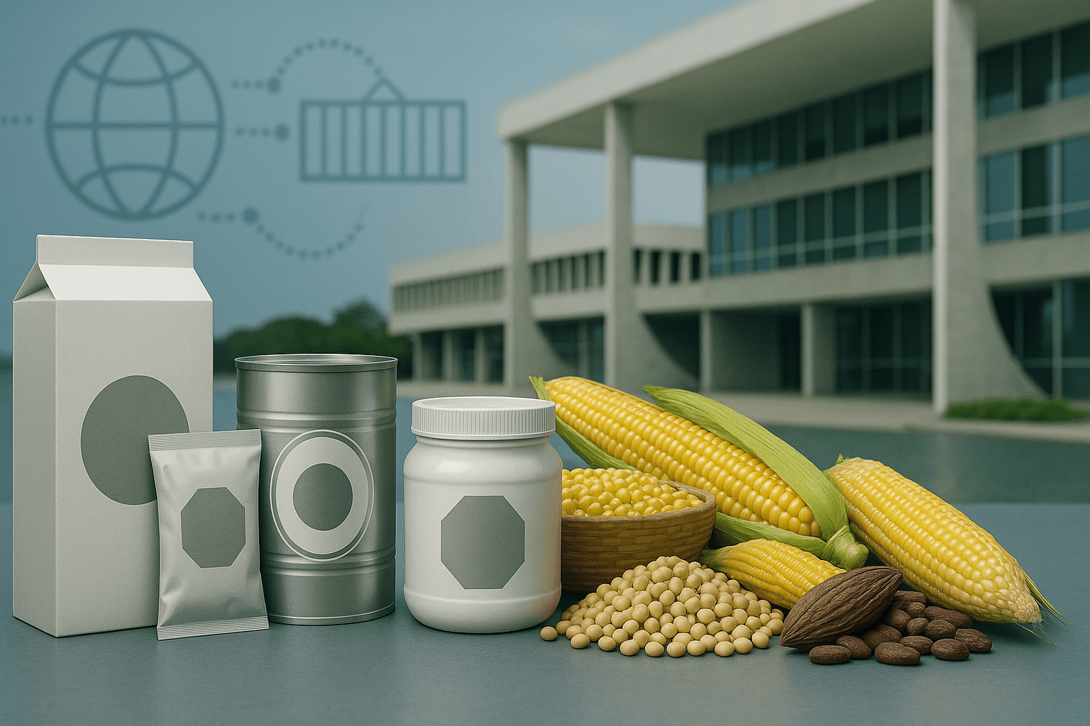 Ministro André de Paula discute indústria alimentícia com ABIA