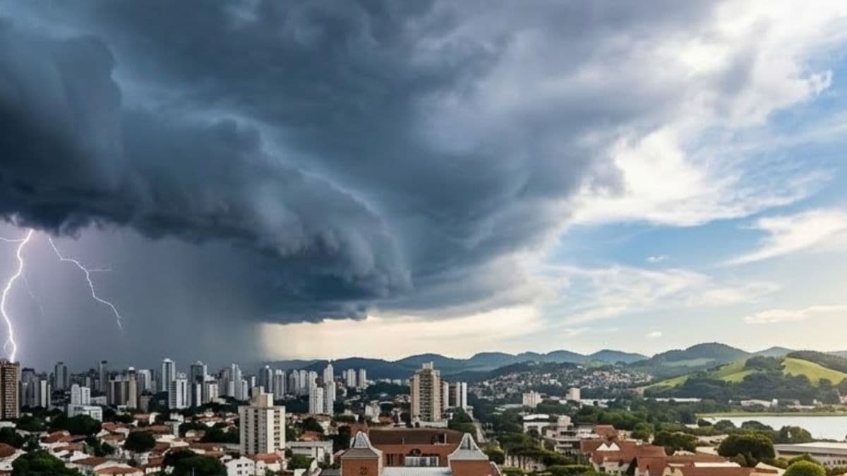 Frente Fria traz chuvas e ventos fortes ao Sul do Brasil