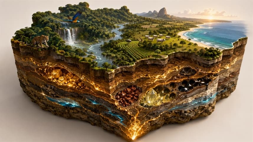 Brasil possui US$ 22 trilhões em recursos naturais estratégicos
