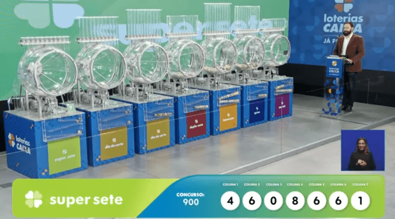 Resultado do Super Sete de hoje: veja os números sorteados no concurso 900