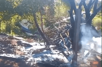 Avião com carga milionária cai e é saqueado em Minga Guazú