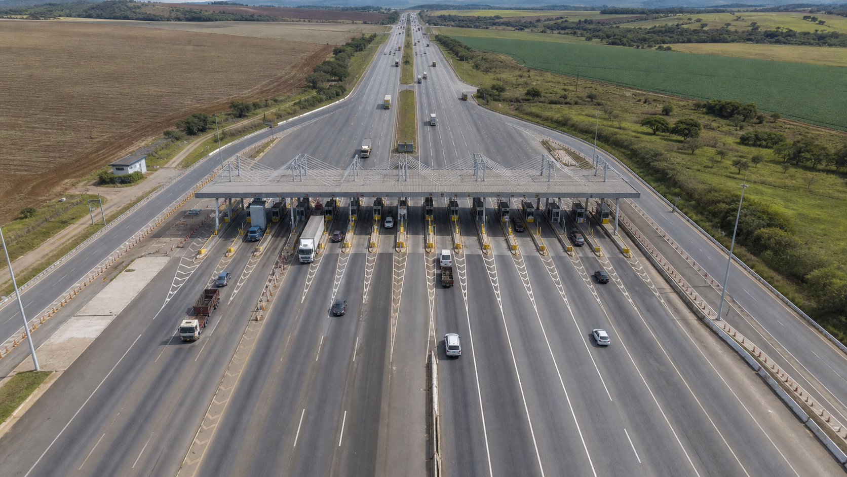 Fluxo de veículos nas rodovias do Brasil registra leve queda em junho