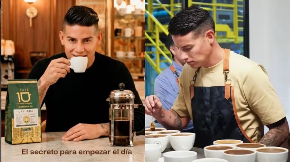 James Rodríguez lança café exclusivo para Copa do Mundo