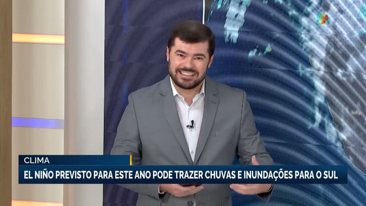 El Niño causa alerta para chuvas intensas no sul do Brasil