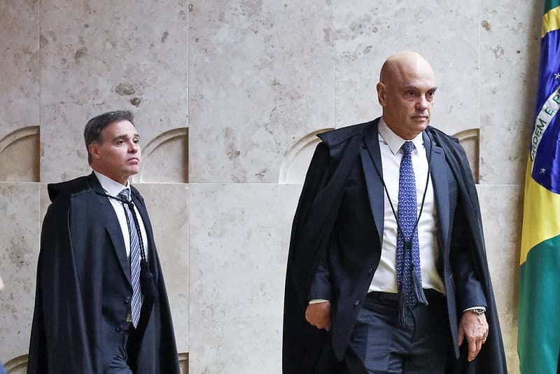 Apreensão marca Brasília antes do julgamento sobre Alexandre de Moraes