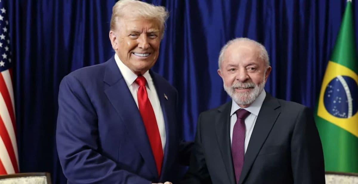 Lula se reúne com Trump para discutir economia e segurança