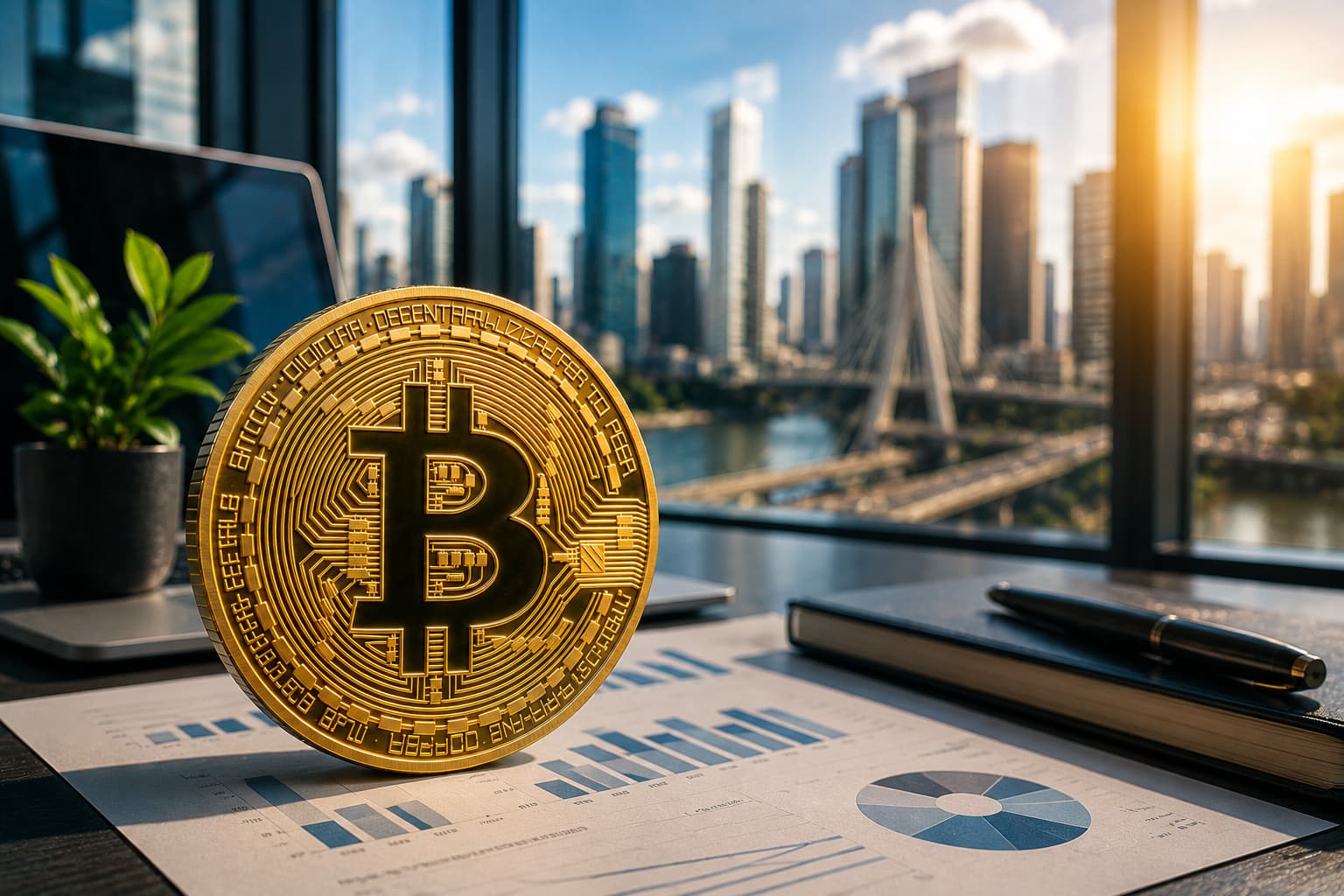 Bitcoin sobe e ultrapassa US$ 81.000 enquanto mercado avalia fluxo de ETFs e decisão do Fed