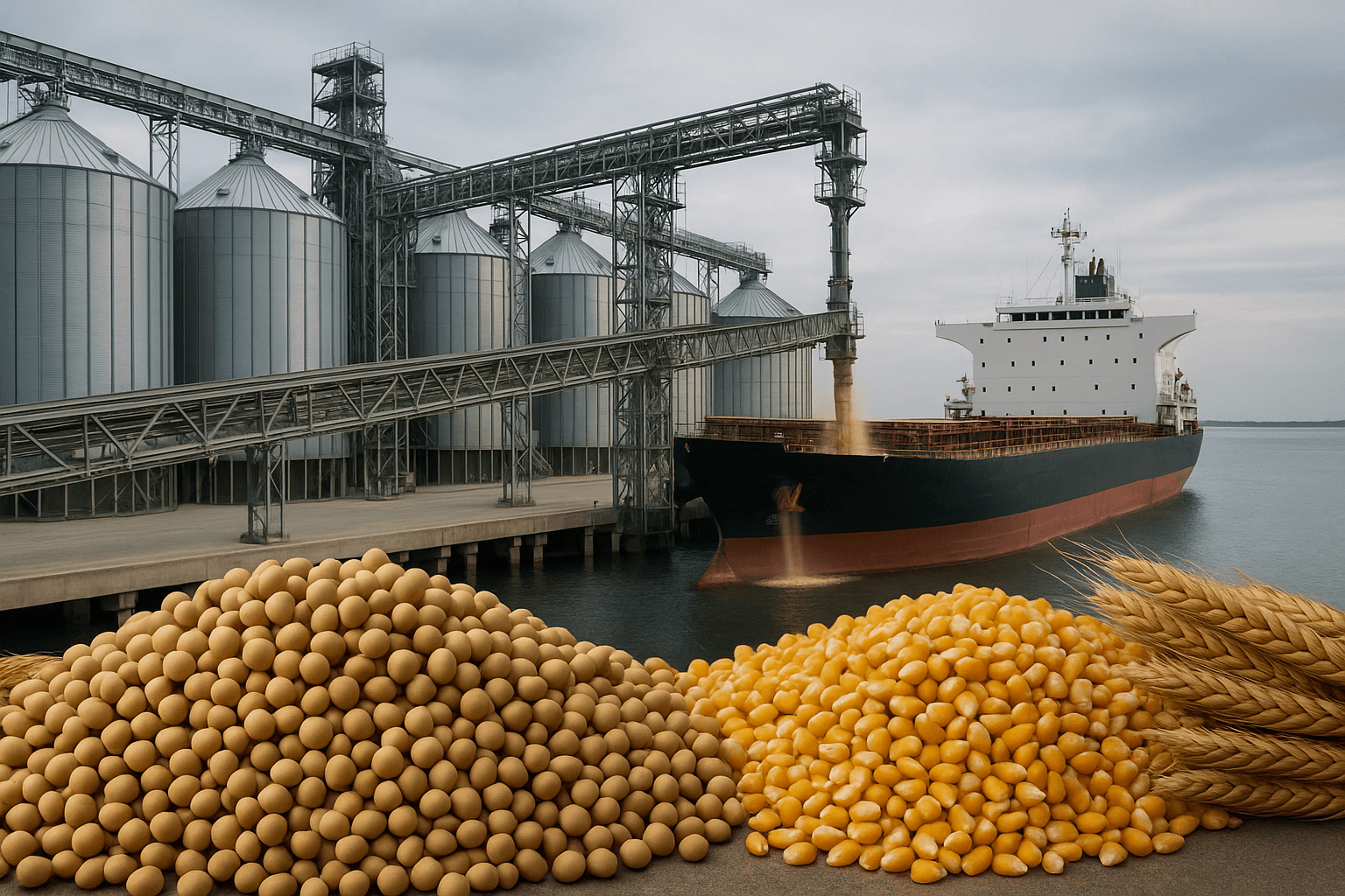 Soja exportada pelos EUA tem aumento de 29,6% em inspeções