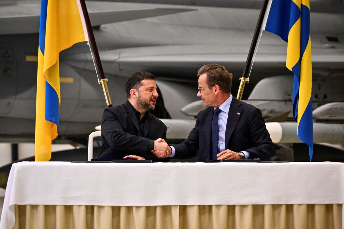 Ucrânia receberá caças Gripen em acordo histórico com a Suécia