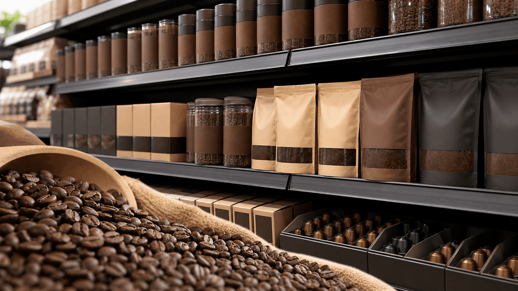 Café tem aumento de 2,44% nas vendas no Brasil em 2026