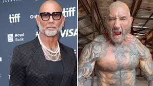 Dave Bautista mostre resultados impressionantes de seu treinamento