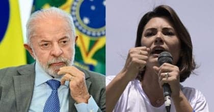 Michelle Bolsonaro tem 19,3% em pesquisa contra Lula
