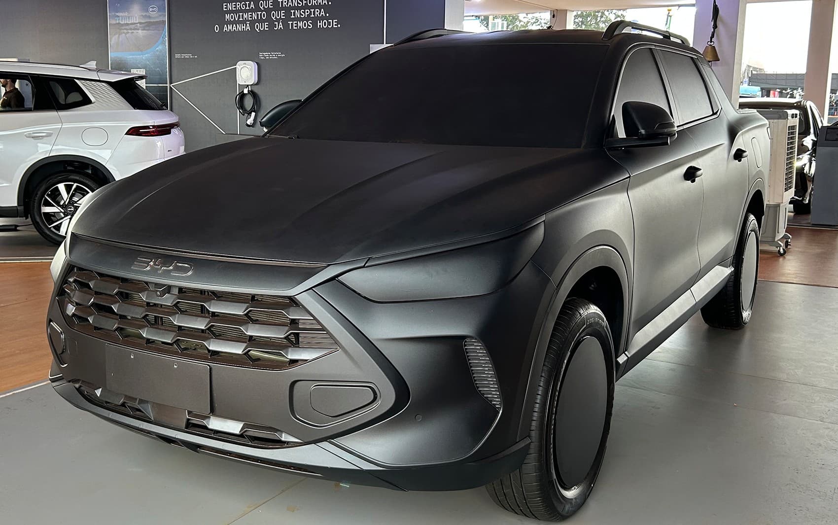 BYD revela maquete da nova picape Mako na Agrishow 2026
