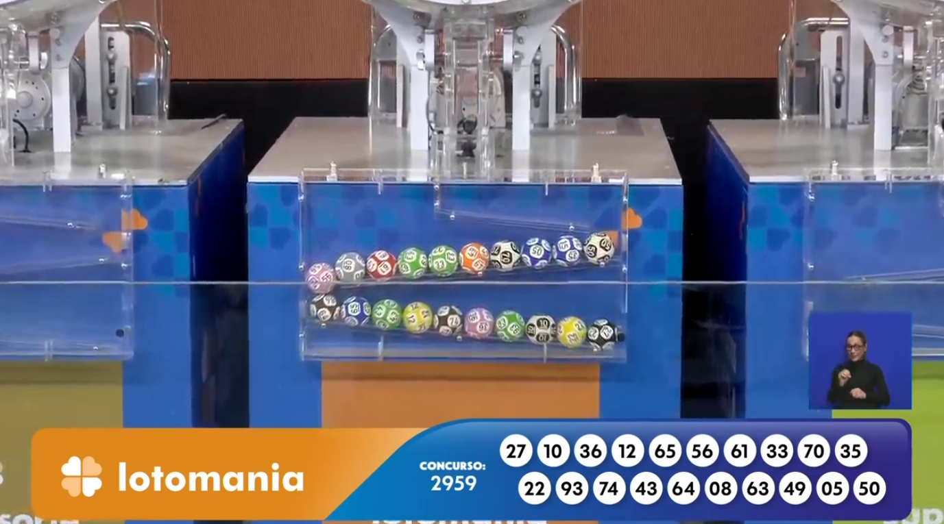 Resultado da Lotomania 2959 hoje (05/08/2026): confira as 20 dezenas sorteadas