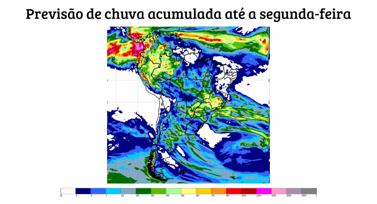 Chuvas persistem em boa parte do Brasil; alertas são emitidos para várias regiões