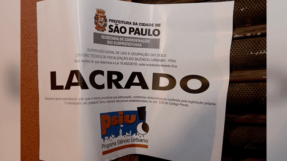 Prefeitura de SP propõe mudanças na lei do PSIU para controle de ruídos